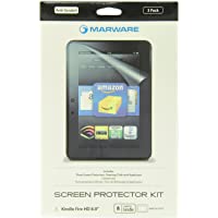 Marware - Protector de pantalla para Kindle Fire HD 8-9 (2ª generación - modelo de 2012)- 3 unidades